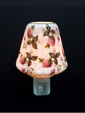 Porcelain Strawberries Night Light with Gift Box